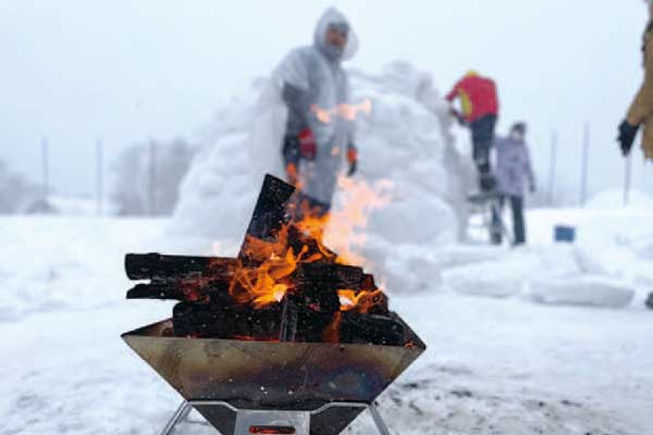 火起こし・野外炊飯体験