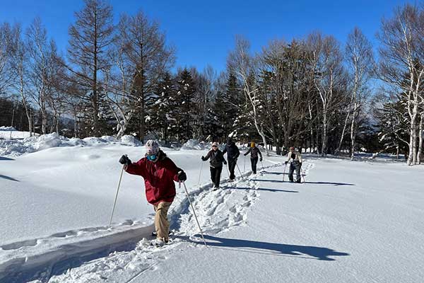 スノーシュー体験